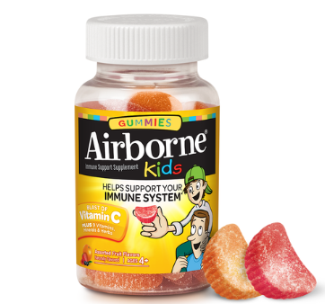 Airborne Kids Assorted Fruit Flavored Immune Support Gummies