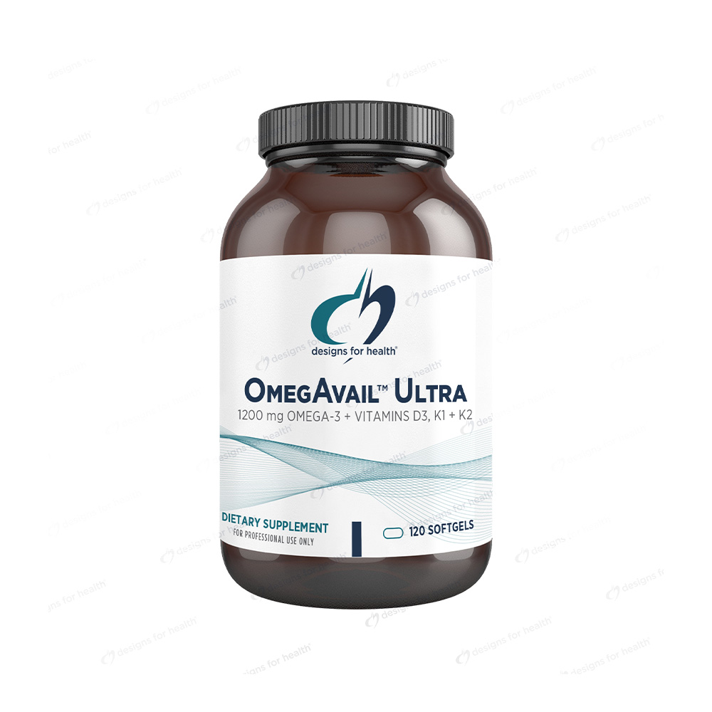 OmegAvail™ Ultra with Vit. D, K and Lipase - 120 Softgels