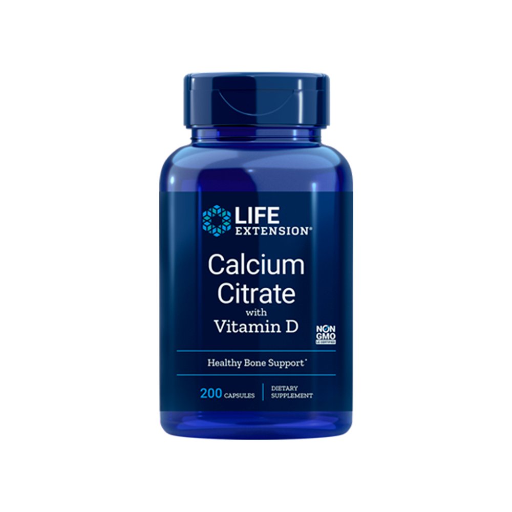 Calcium Citrate with Vitamin D - 200caps