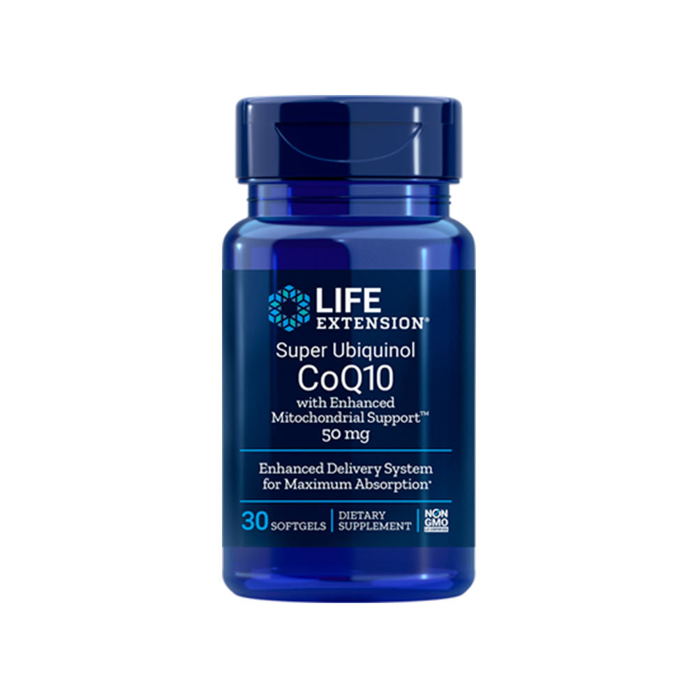 Super Ubiquinol CoQ10 with Enhanced Mitochondrial Support™ 50mg