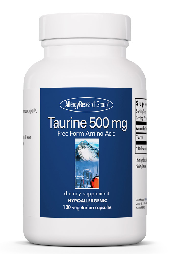 Taurine 500 Mg 100 Vegetarian Caps