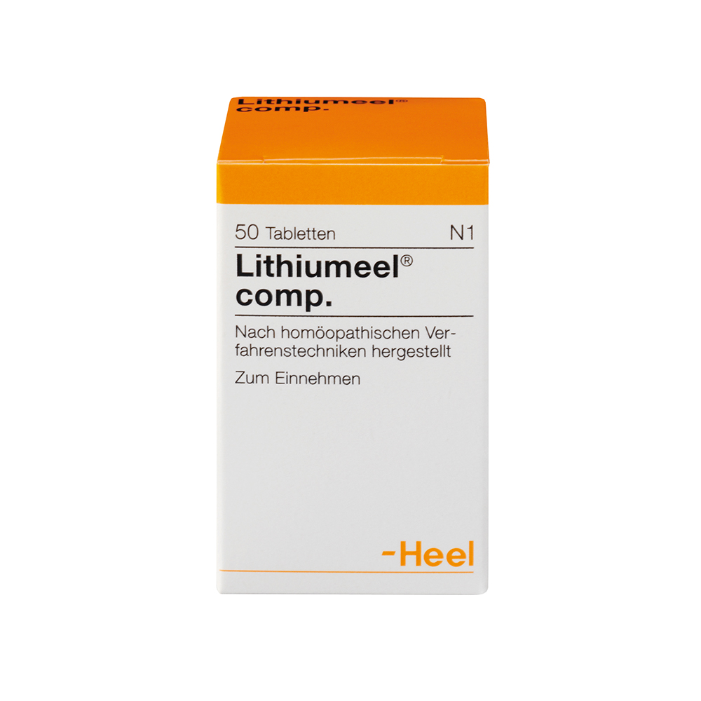 Heel - Lithiumeel comp., 50 Tbl.