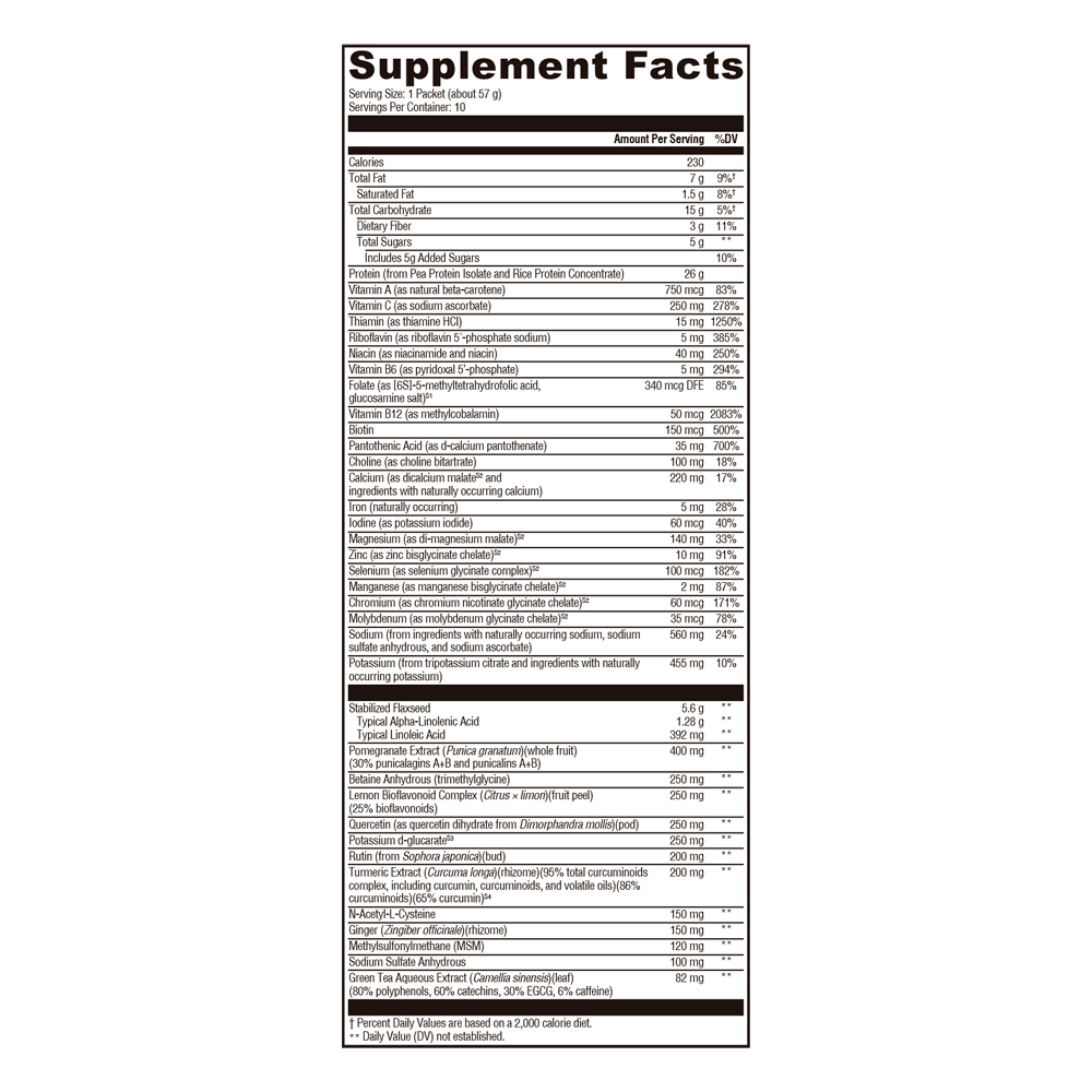 Tabela Nutricional